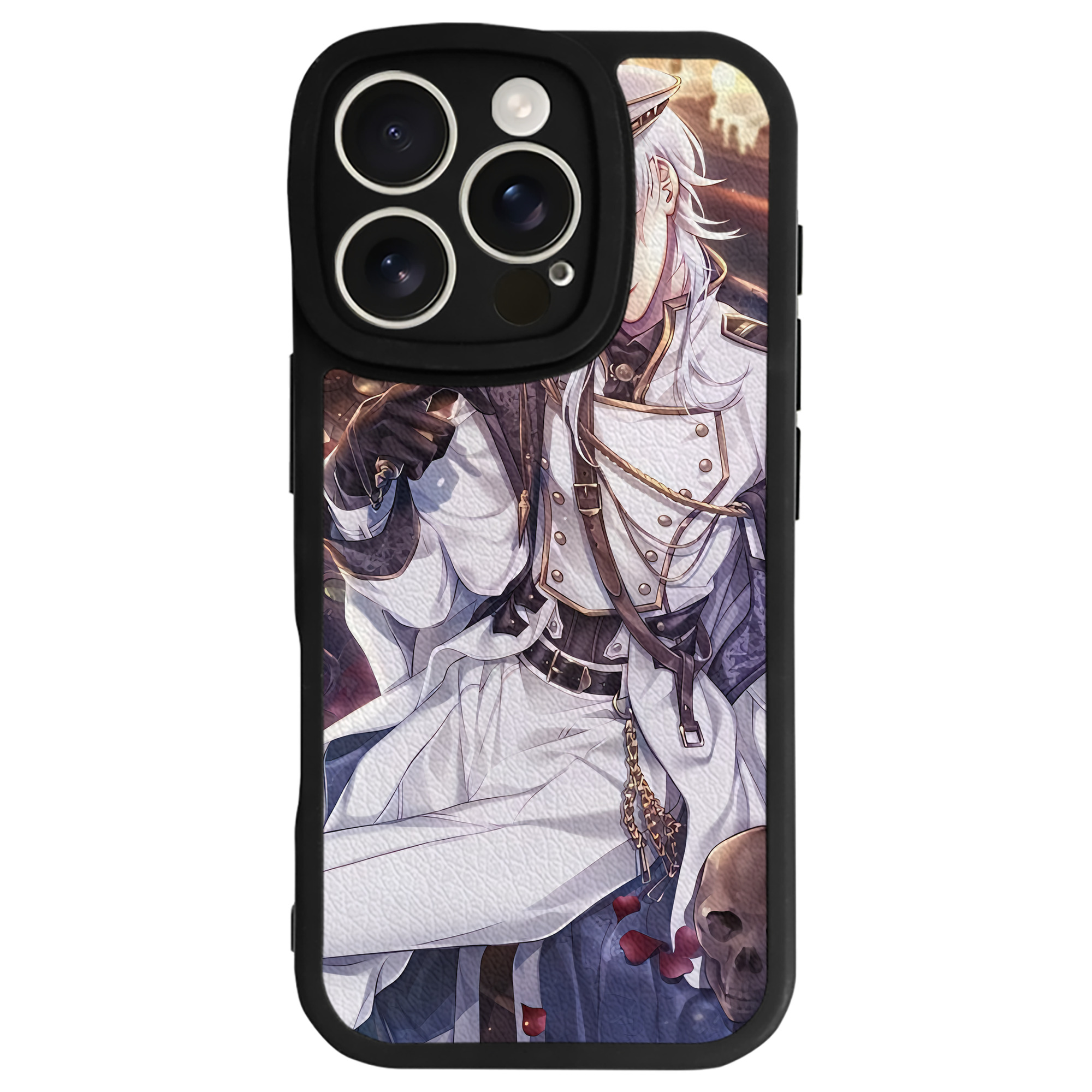 （画像用） 刀剣乱舞 Touken Ranbu 【iPhone 16シリーズ対応】シリコンスマホケース（レザー調） 材質：シリコン